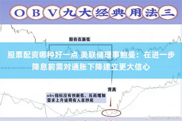 股票配资哪种好一点 美联储理事鲍曼：在进一步降息前需对通胀下降建立更大信心