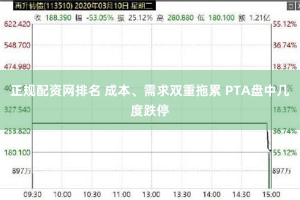 正规配资网排名 成本、需求双重拖累 PTA盘中几度跌停